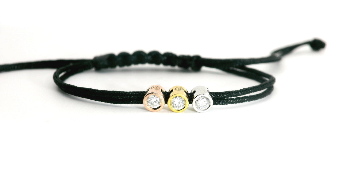 Bracelet Triply - cordon noir