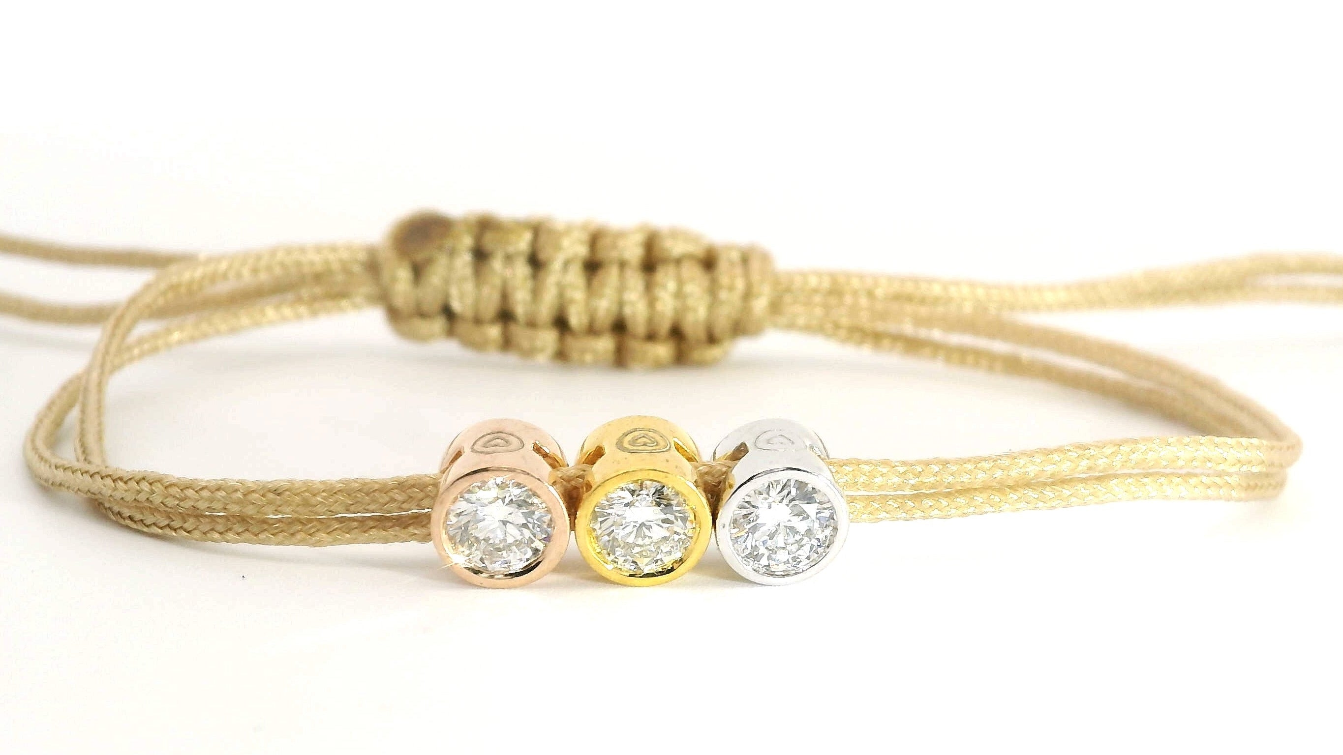 Bracelet Triply - cordon doré