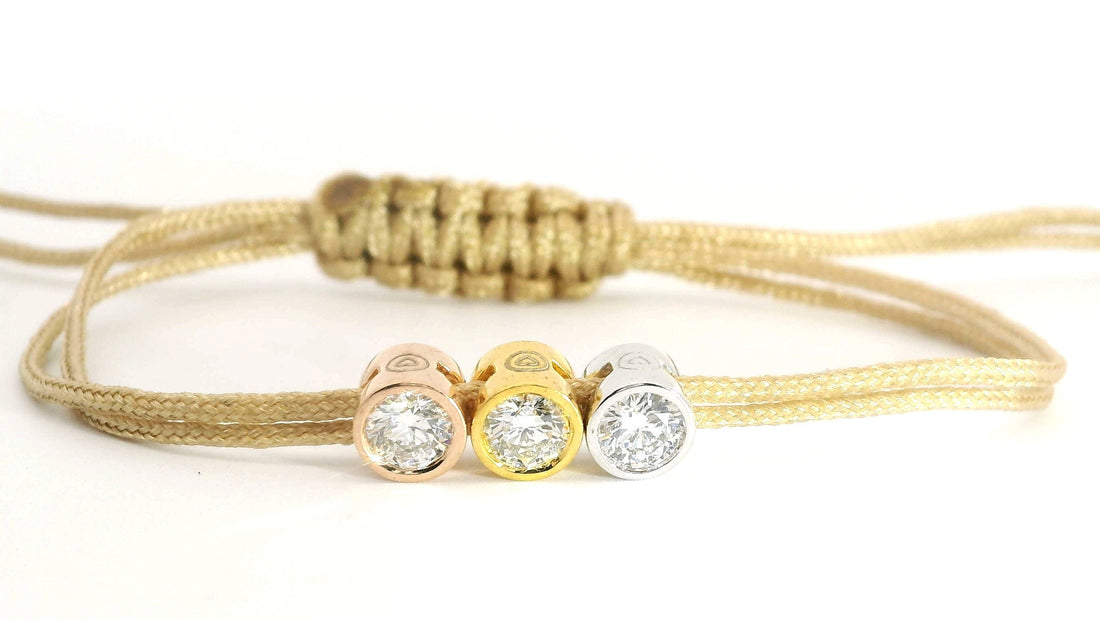 Bracelet Triply - cordon doré