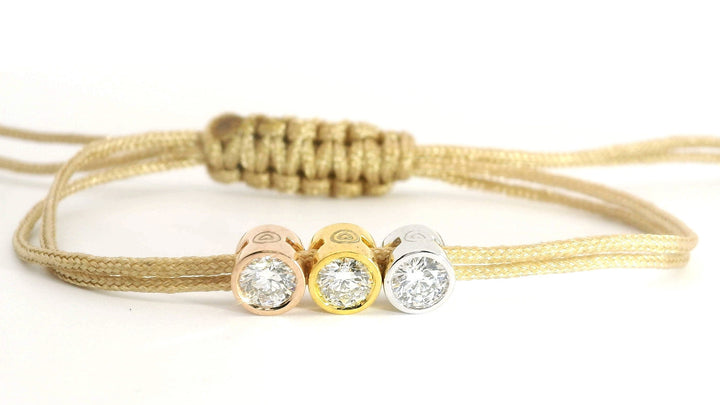 Bracelet Triply - cordon doré