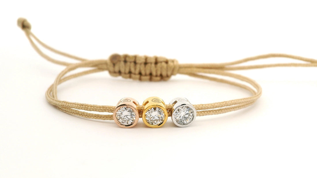 Bracelet Triply - cordon doré