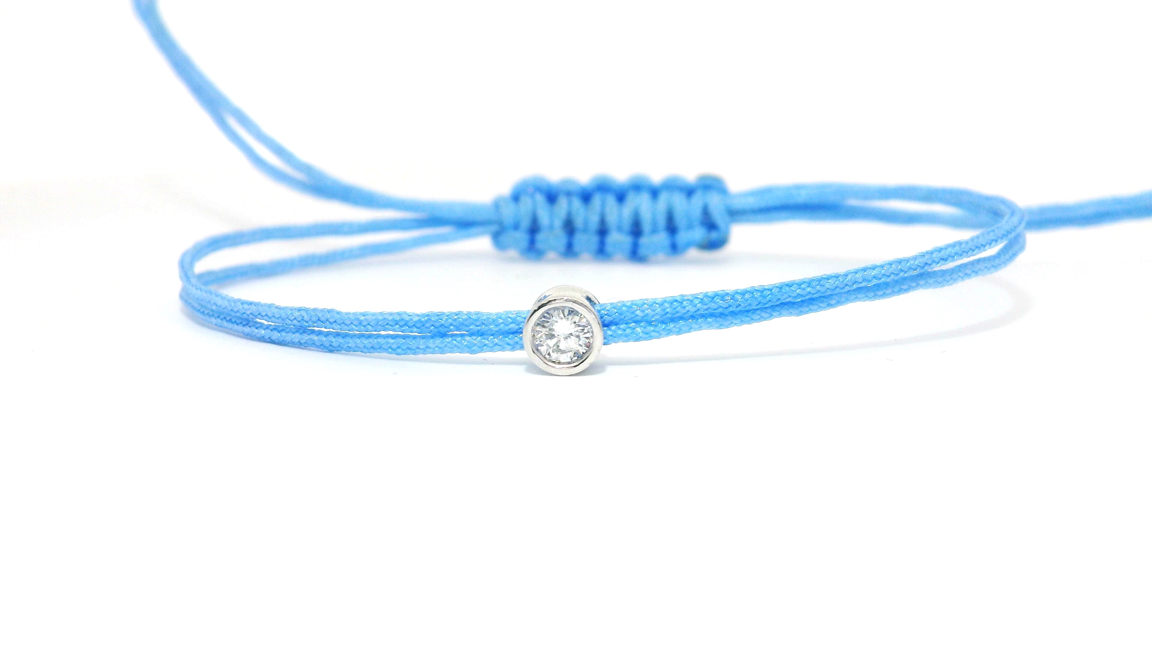 Bracelet Cuty - cordon bleu clair