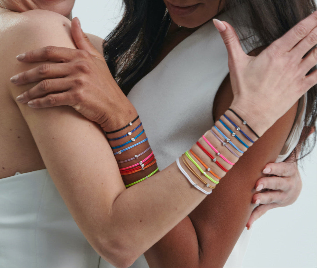 Bracelet Cuty - cordon bleu clair