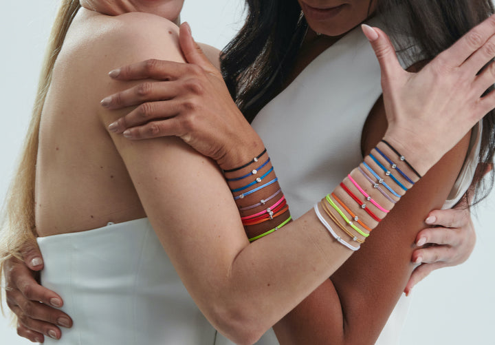 Bracelet Cuty - cordon bleu clair