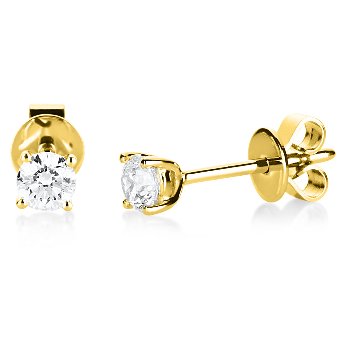 Clous diamants 4-griffes 0.50 ct.