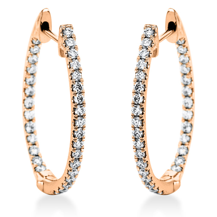Oval Hoop Earrings