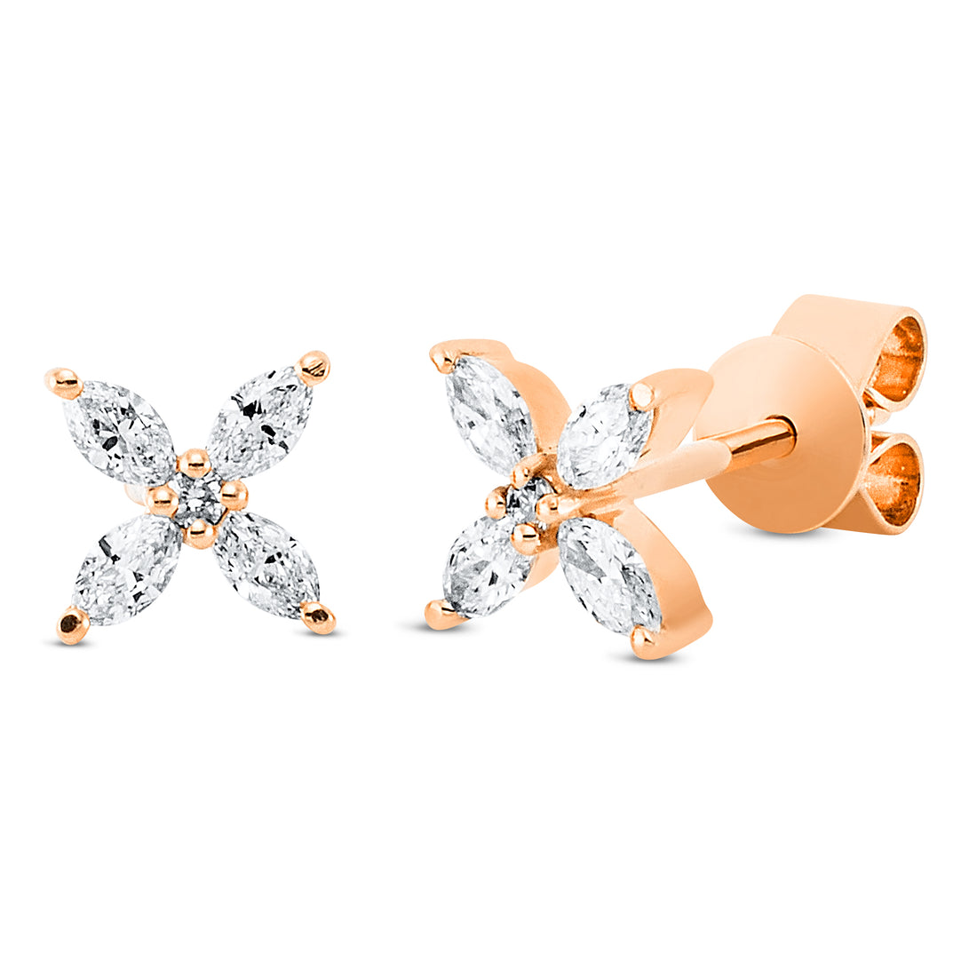 boucles d'oreilles papillon