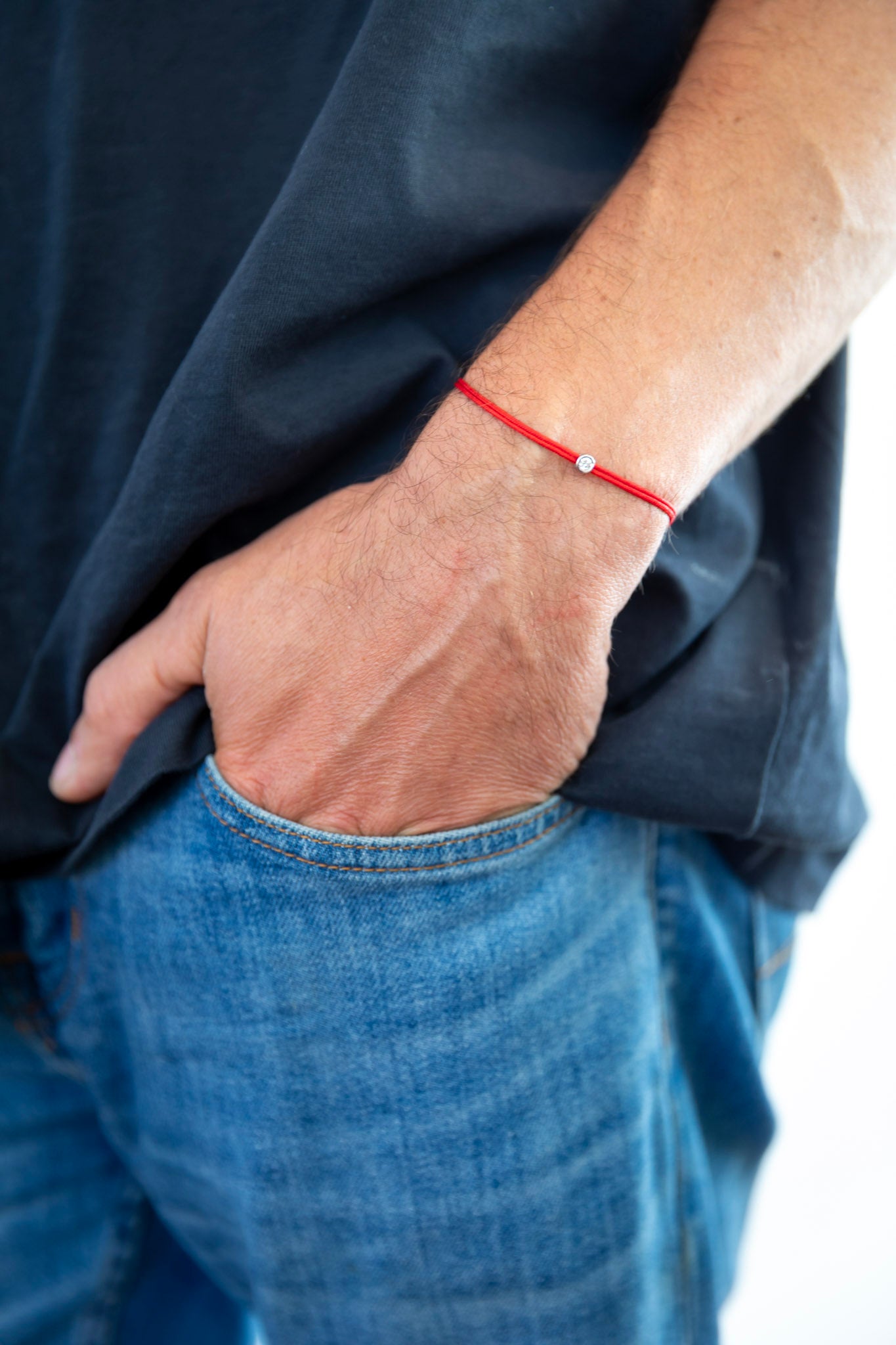 Bracelet Cuty - cordon rouge