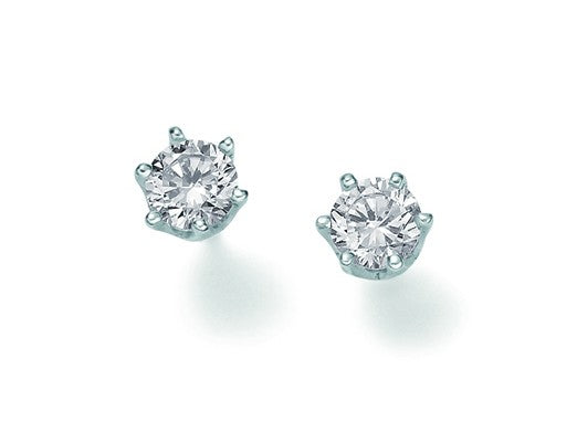 Clous diamants 6-griffes 0.50 ct.