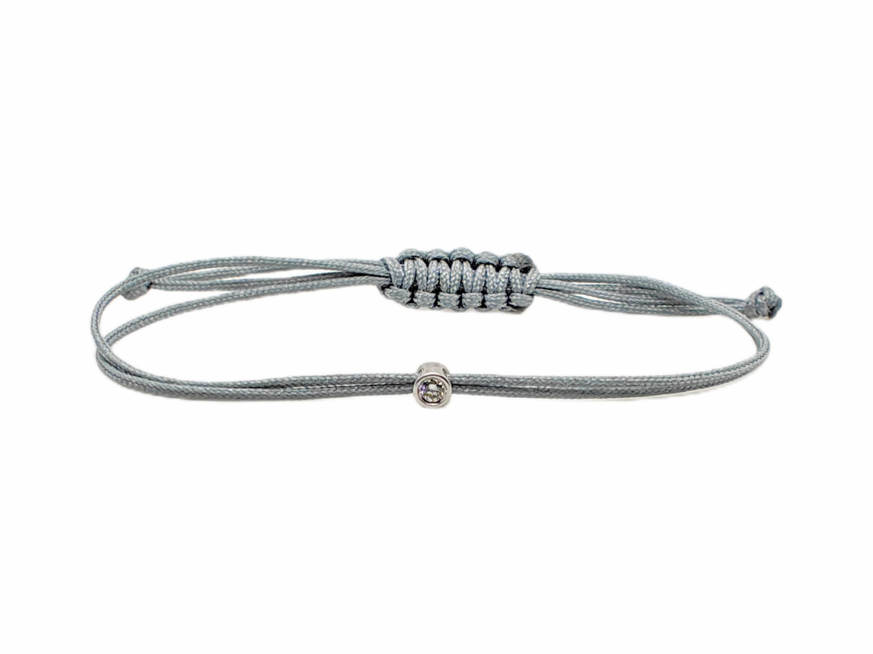 Bracelet Cuty - cordon argenté