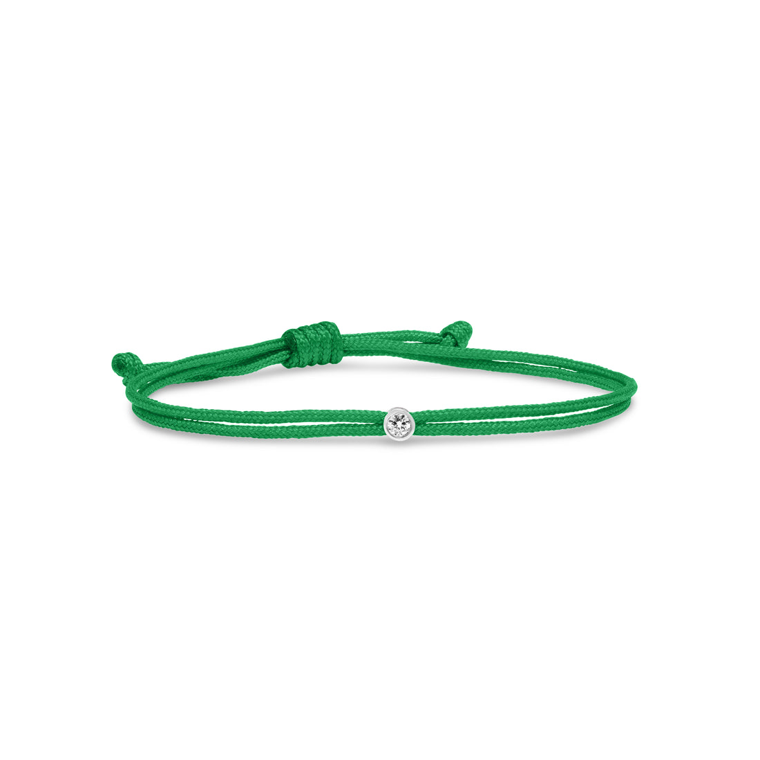 bracelet Cuty - green cord
