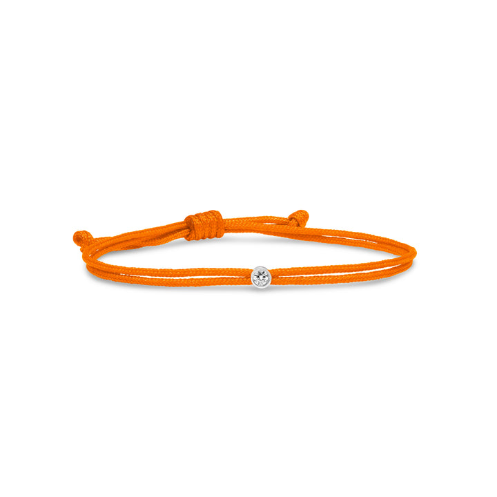 Bracelet Cuty - cordon orange