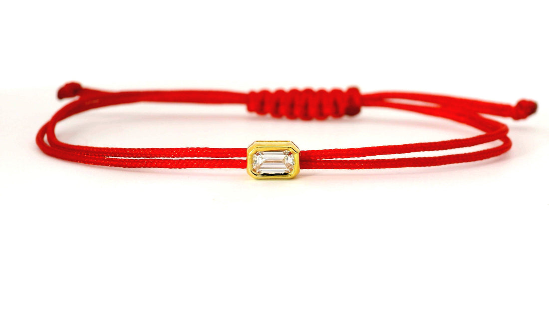 Bracelet Fancy Emeraude - monture serti-clos