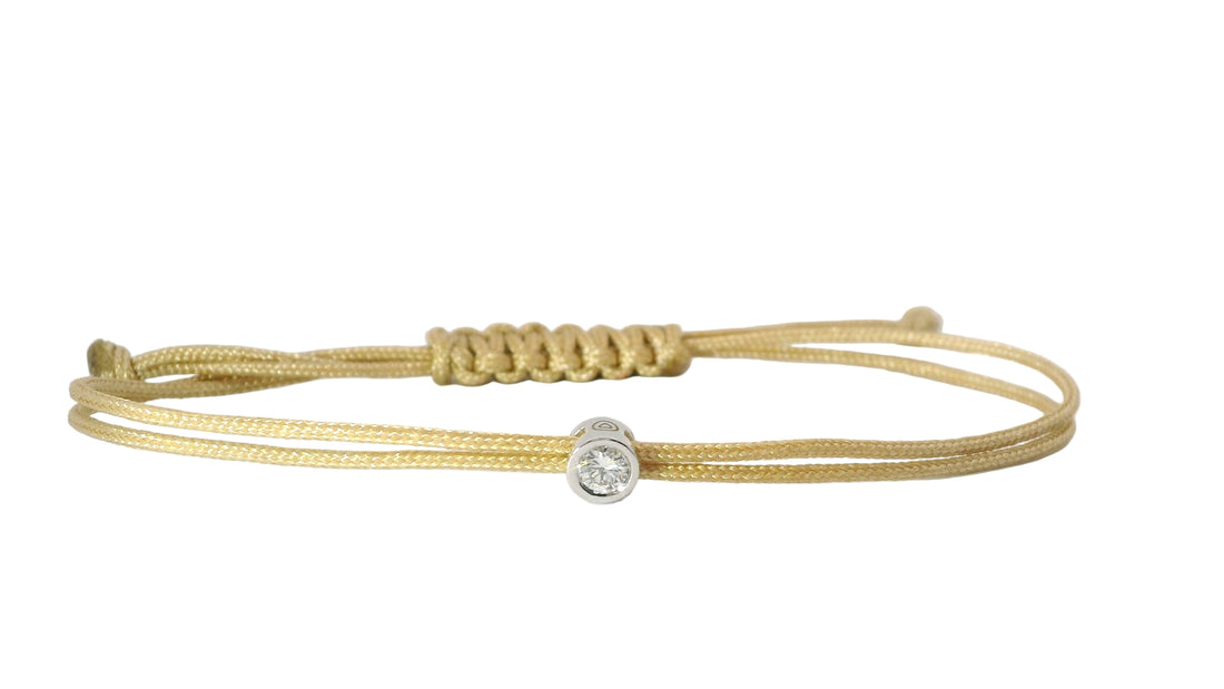 Bracelet Cuty - cordon doré