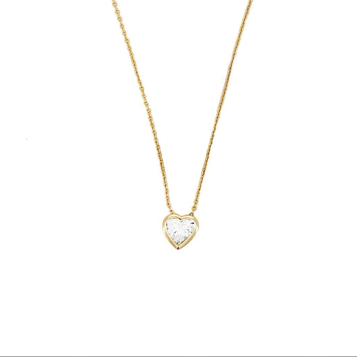 Collier Silver - diamant taille poire