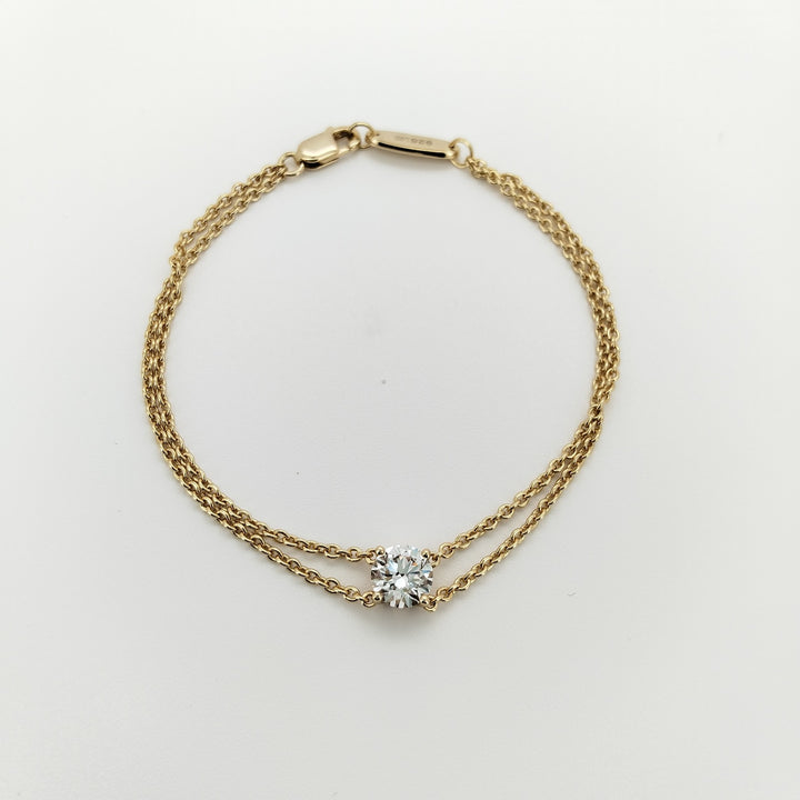 Bracelet Silver - diamant taille brillant