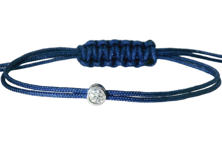 Bracelet Cuty - cordon bleu marine