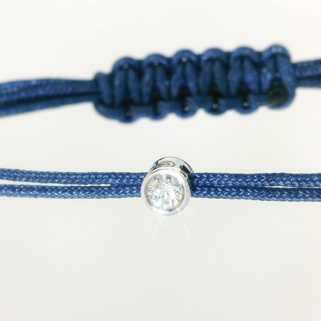 Bracelet Cuty - cordon bleu marine
