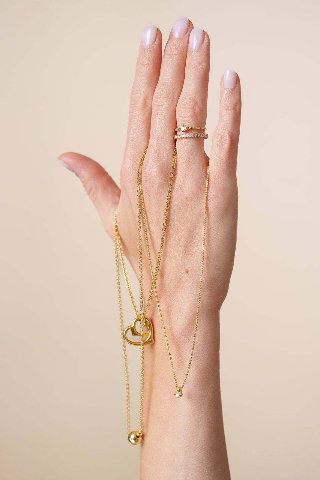 Solitärring Herzmotiv 0.15 ct.