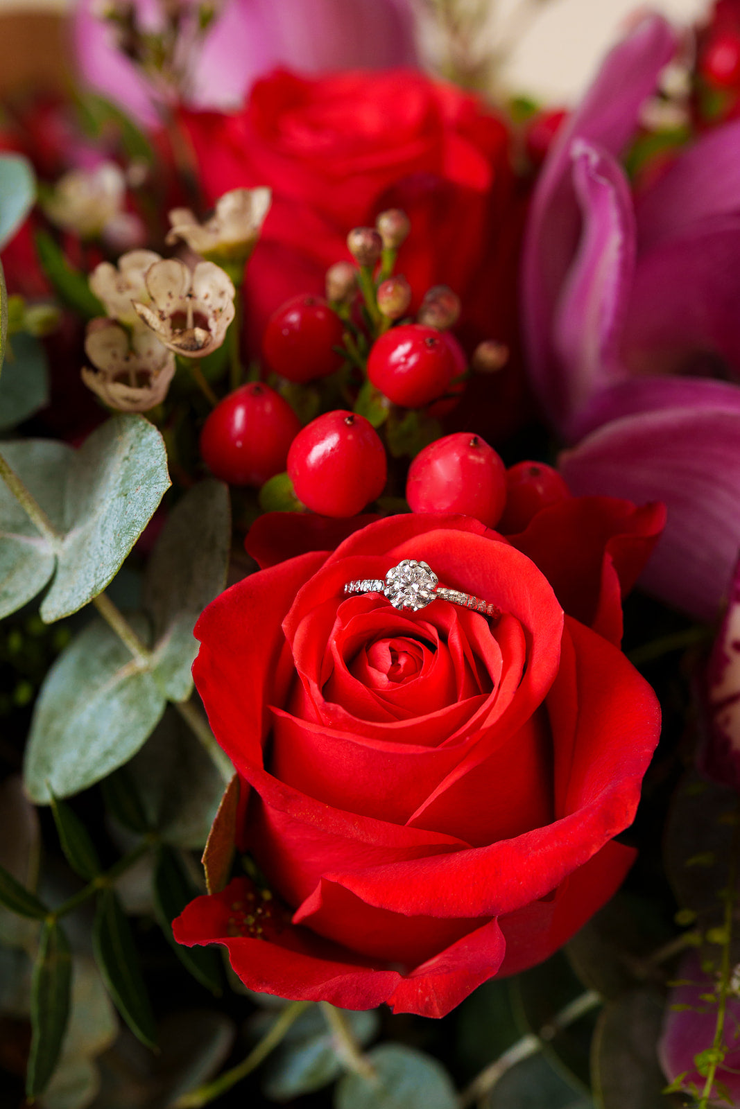 Solitärring Herzmotiv 0.25 ct.