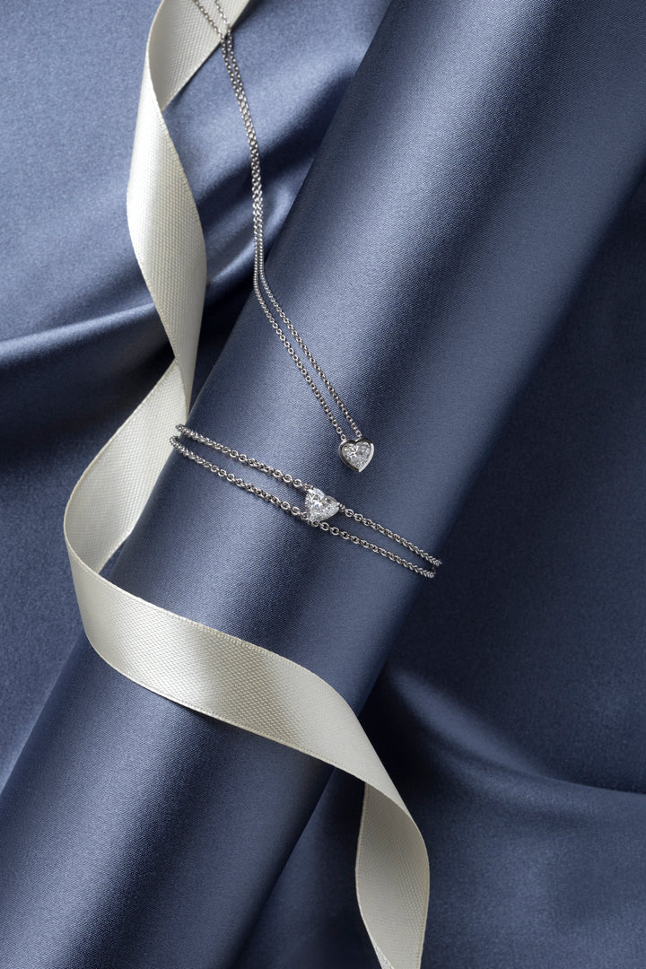 Collier Silver - diamant taille ovale