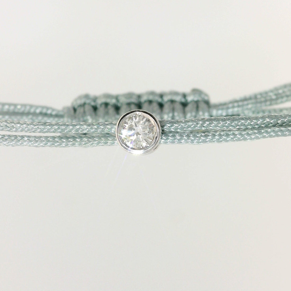 Bracelet Cuty - cordon argenté