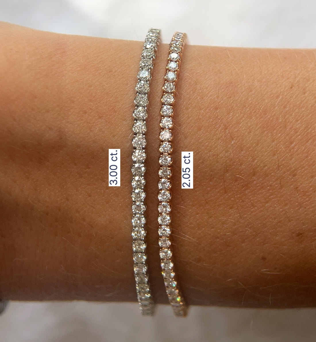 Tennisarmband 2,3 Karat 