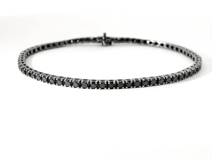 Bracelet Tennis Diamant Noir