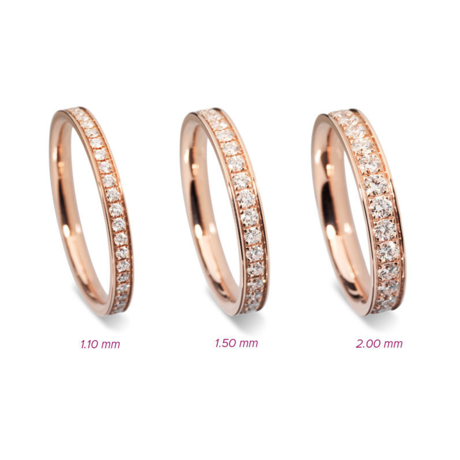 Alliance Pavé or rose