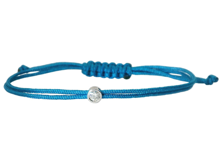 Bracelet Cuty - cordon bleu paon